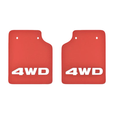 4WD Mud Flaps Red Kei Truck Garage Sydney Australia