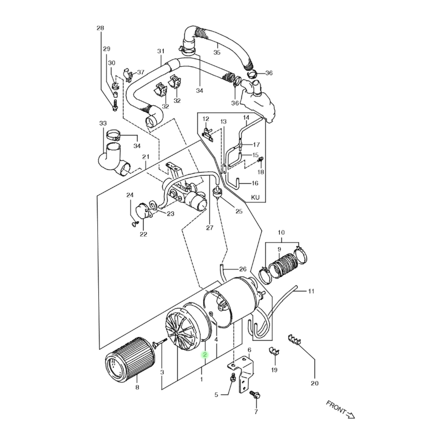Air Filter Housing Seal at Sofia Castleton blog