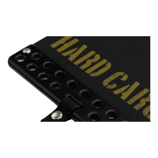 Hard Cargo Mud Flaps Black with Khaki Logo Kei Truck Garage Sydney Australia